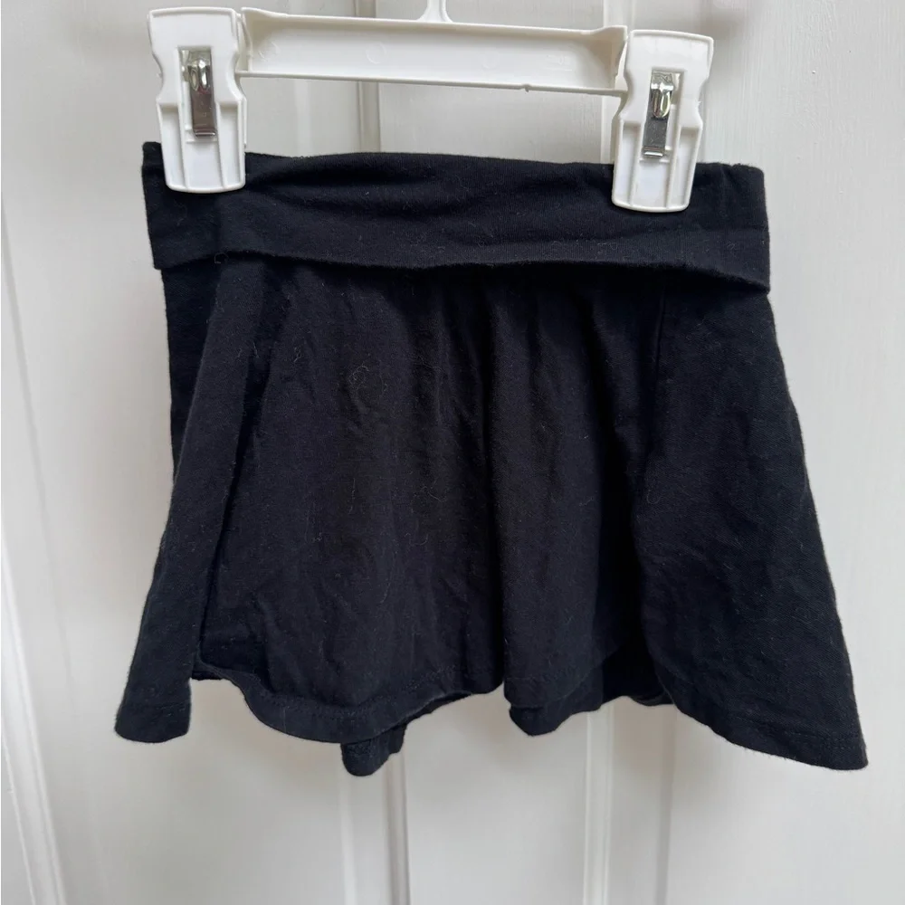 Old Navy 2T Girls Black Soft Flowy Skirt